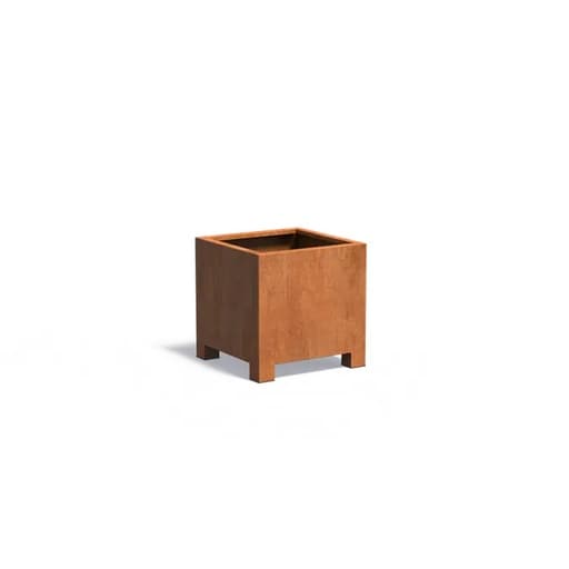 Bac carré avec pied de 9 cm -  70 x 70 x 70 cm
