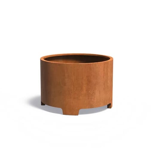Bac cylindrique avec pied de 9 cm - 120 x 80 cm