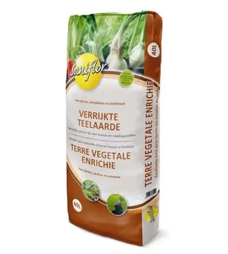 Terre arable pour potager enrichie 40L