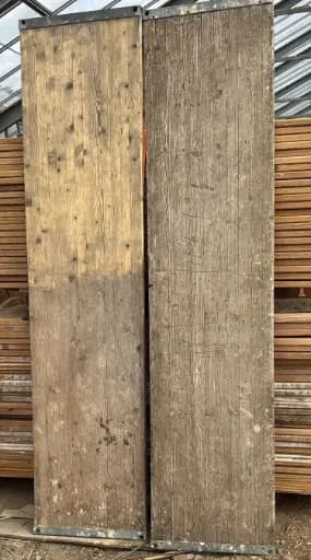 Planche d'échafaudage ancienne - 60 cm de Large XXXL 35/ 600 longueur 250 cm