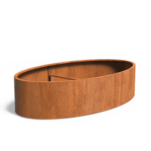 Bac ellipse - 280 x 160 x 40/60cm