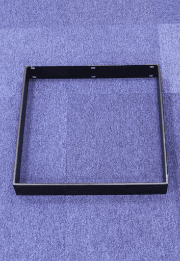 Pied de table 70 x 70 cm profil carré