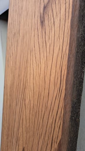 Planche en tatajuba - 204 x 20 x 4,5 cm poncée