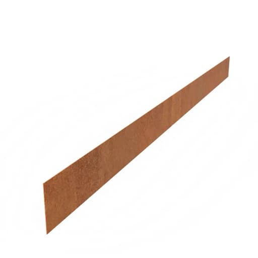 Bordure de jardin en acier corten 2.3m BORD SUPERIEUR DROIT