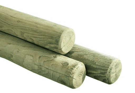 Poteau en bois traité SANS POINTE diamètre 10 cm
