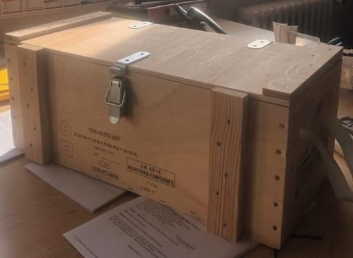 Caisse en Bois L 580 x H 240 mm et 270 mm de profondeur