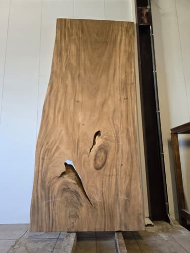 Table en bois de Suar 220 x 88 x 7.5 cm