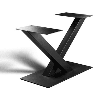 Pied de table en V L140 x H70 x l80 cm