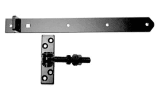 Charnière réglable complète noire 400x40x5mm